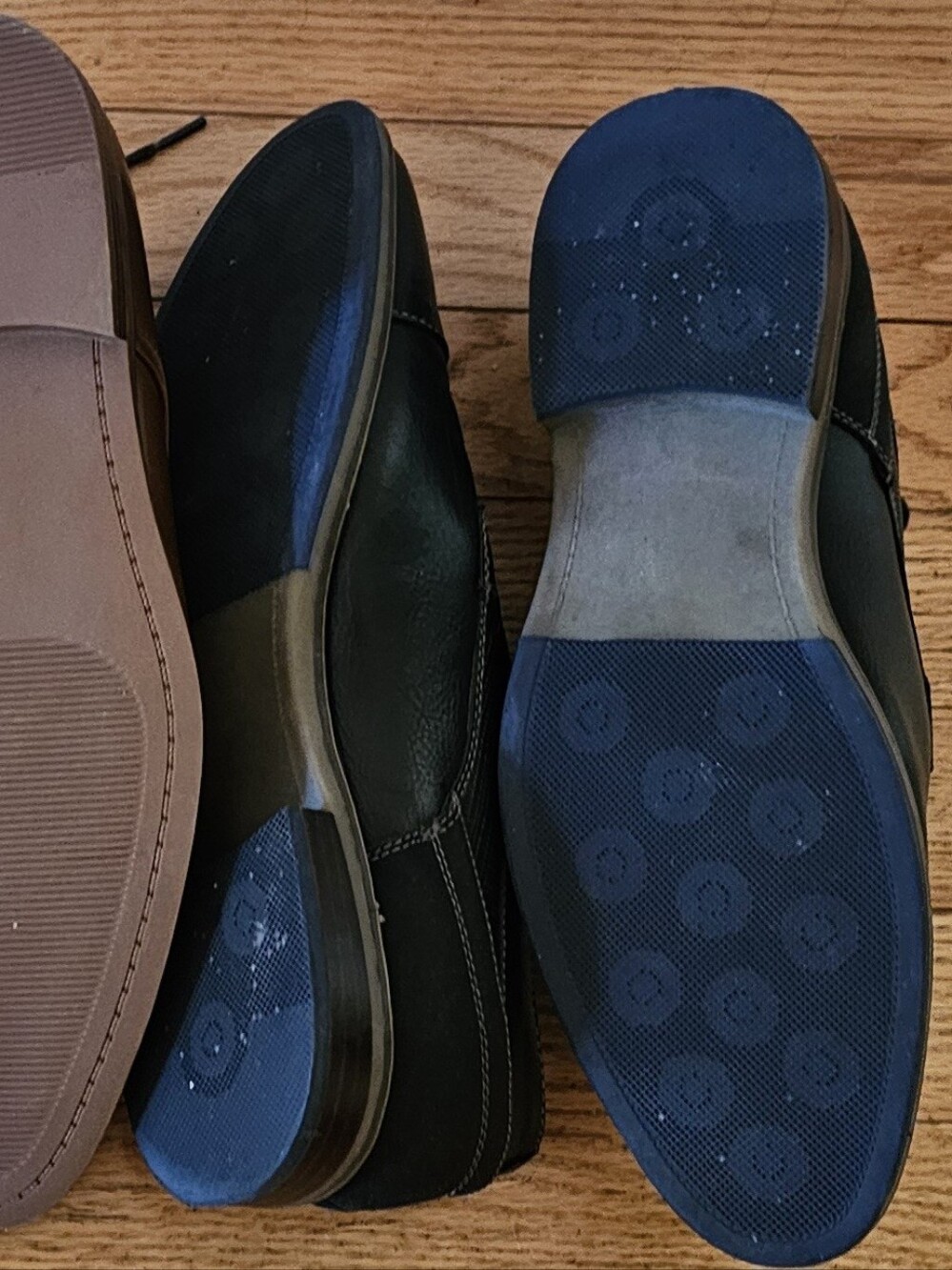 2 pr Bundle Shoes Men's Apt. 9 Brown & Sonoma Black Dress/work Shoes Sz 9 - Picture 16 of 16